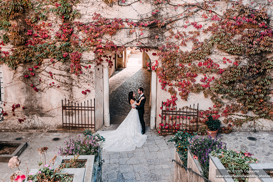wedding photography in Villa Rufolo